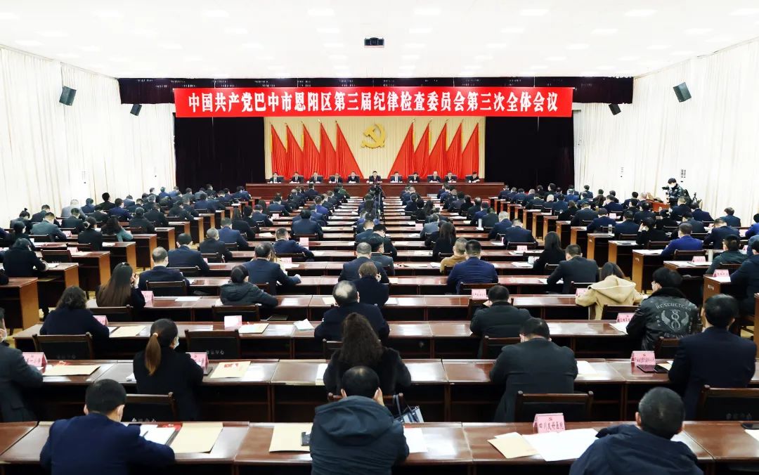 中国共产党巴中市恩阳区第三届纪律检查委员会第三次全体会议公报