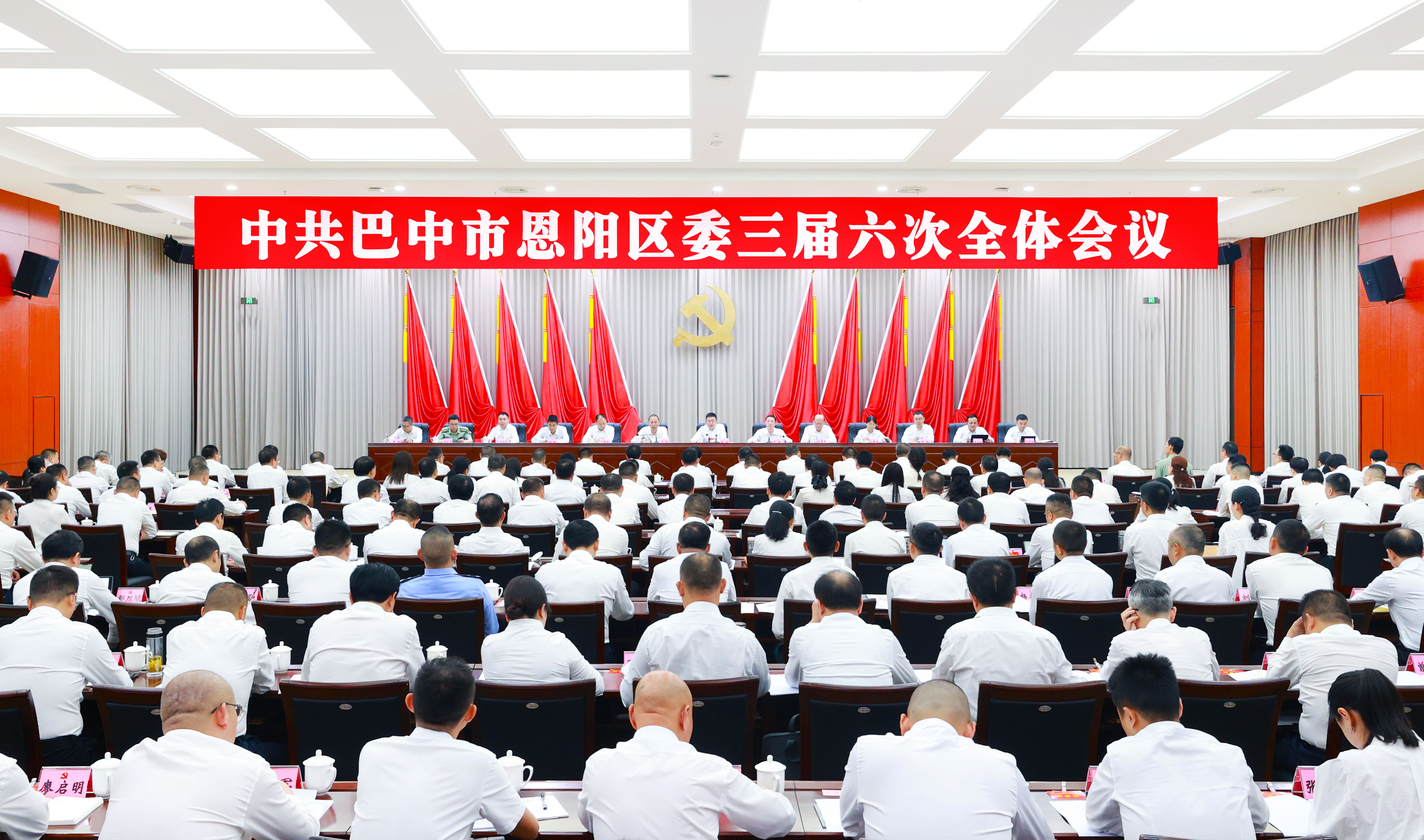中国共产党巴中市恩阳区第三届委员会第六次全体会议公报